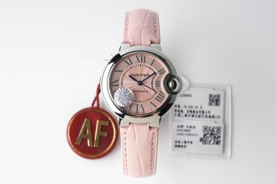 Ballon Bleu de Cartier 33MM Cal.076 Movement Pink Watch